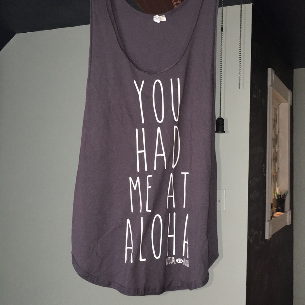 aloha flowy tank